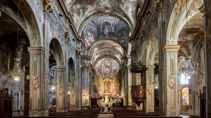 La Chiesa di San Cristoforo. Archivio Fotografico ATL Terre dell'Alto Piemonte