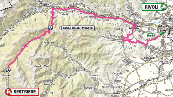 Mappa Giro Femminile
