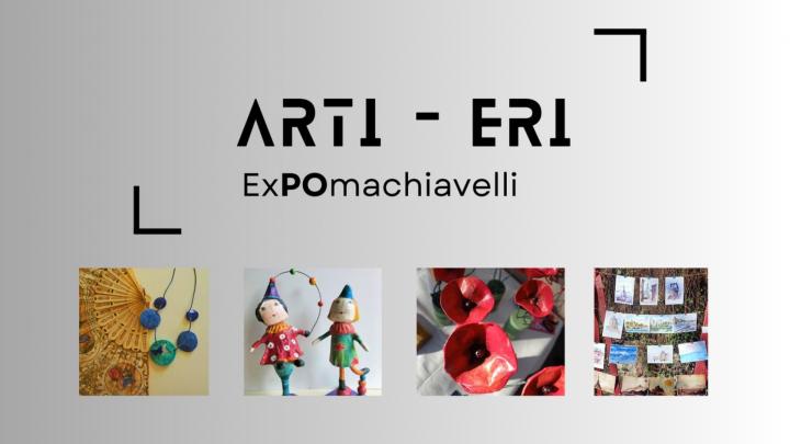 Particolare della locandina della manifetazione (anno 2024) Titolo e fotografie di oggetti artigianali