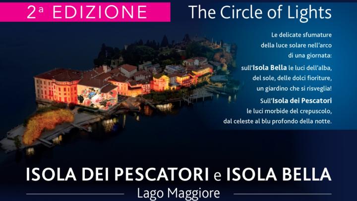 Isola Bella illuminata di notte