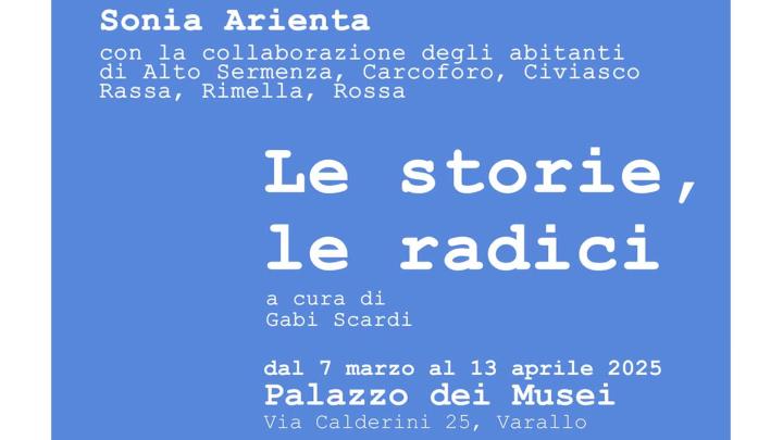 Locandina dell'evento Le storie, le radici