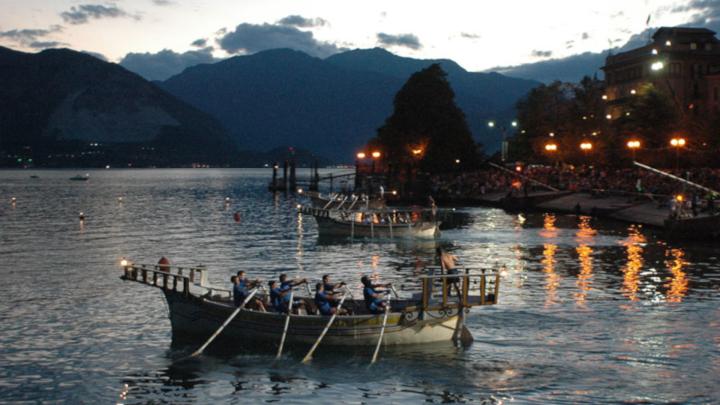Foto di Benedetto Cerini Foto di regata notturna sul Lago Maggiore