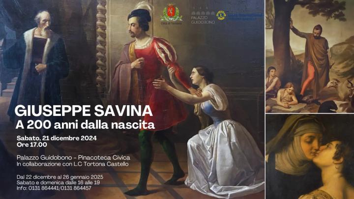 Collage fotografico di alcuni dipinti storici di Giuseppe Savina