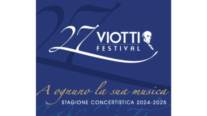 Grafica con titolo del festival e ritratto del compositore Viotti 