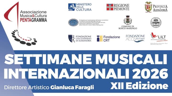 Banner della rassegna Grafica con titolo e loghi