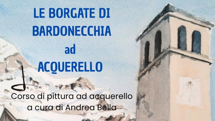 Le Borgate Di Bardonecchia Ad Acquerello
