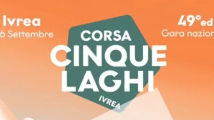 Ivrea Corsa 5 Laghi Locandina Ritagliata